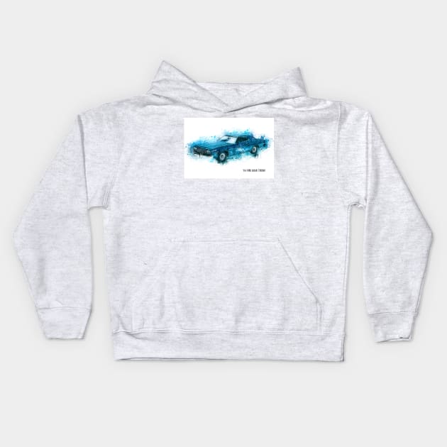 76 FORD Gran Torino Kids Hoodie by Naumovski